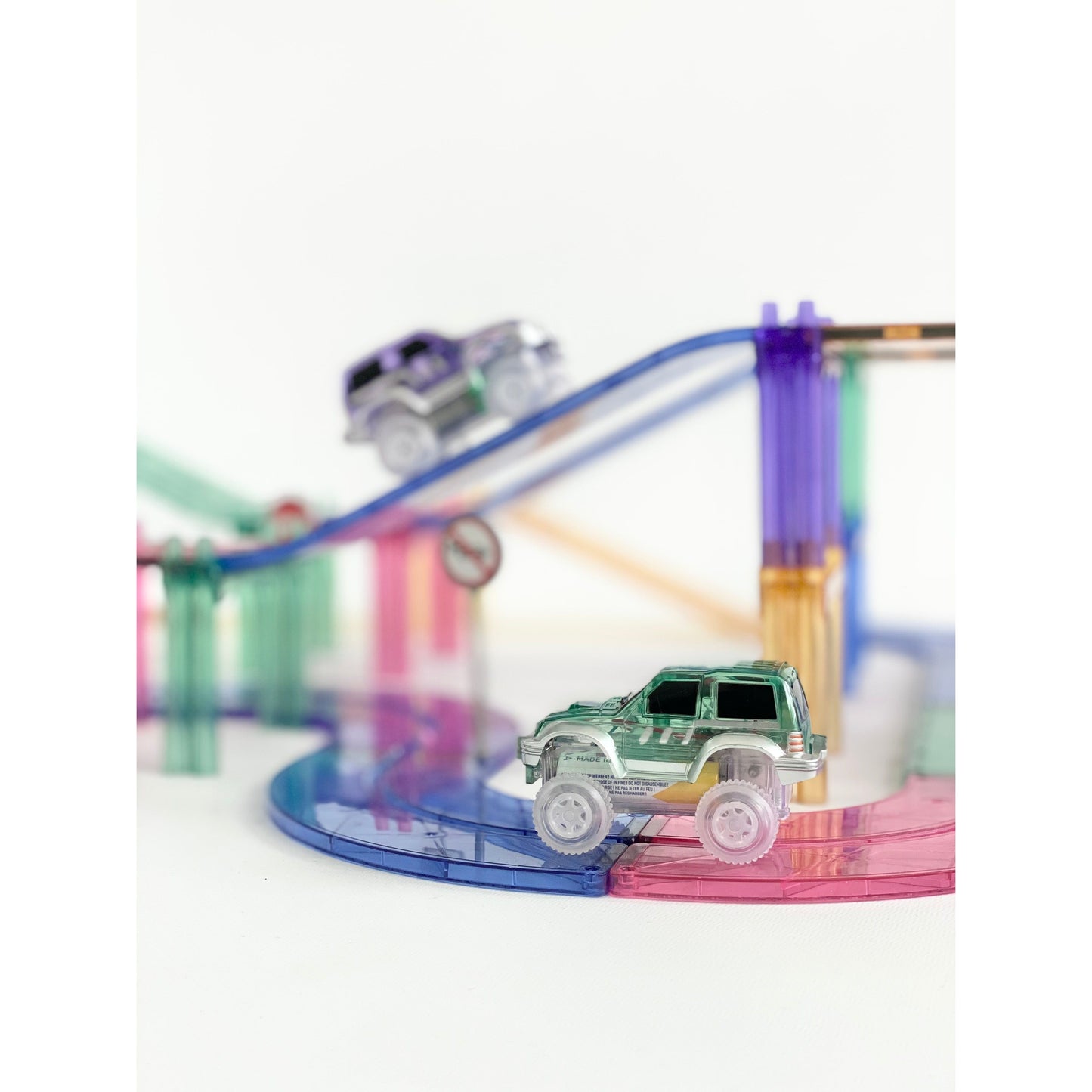 Cleverclixx Large Race Track Pastel | 80 pieces