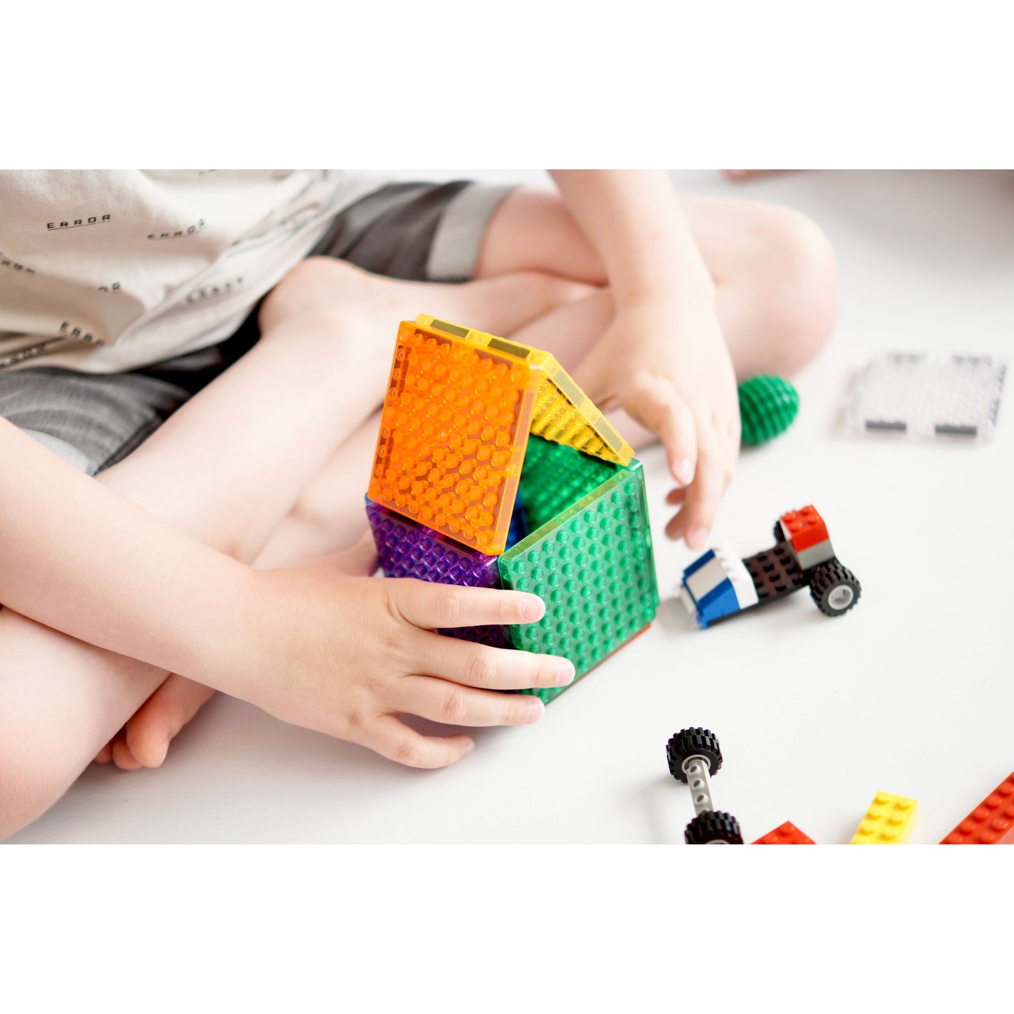Cleverclixx Brick Tiles Pack Intense | 16 pieces