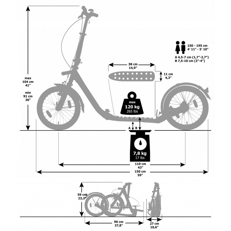 Kickbike Clix 2.0 Scooter
