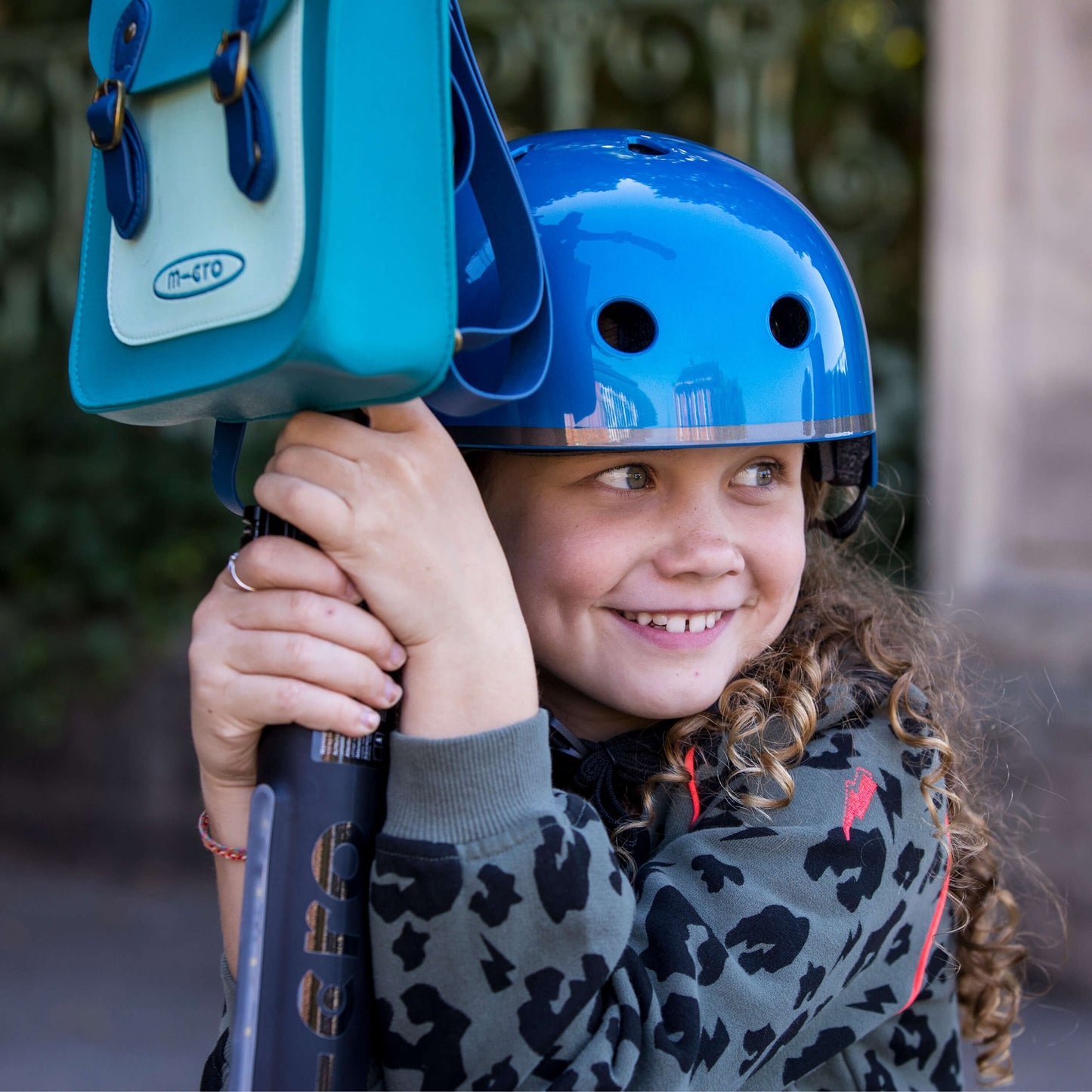 Micro Scooter Kids Glossy Plain Helmet