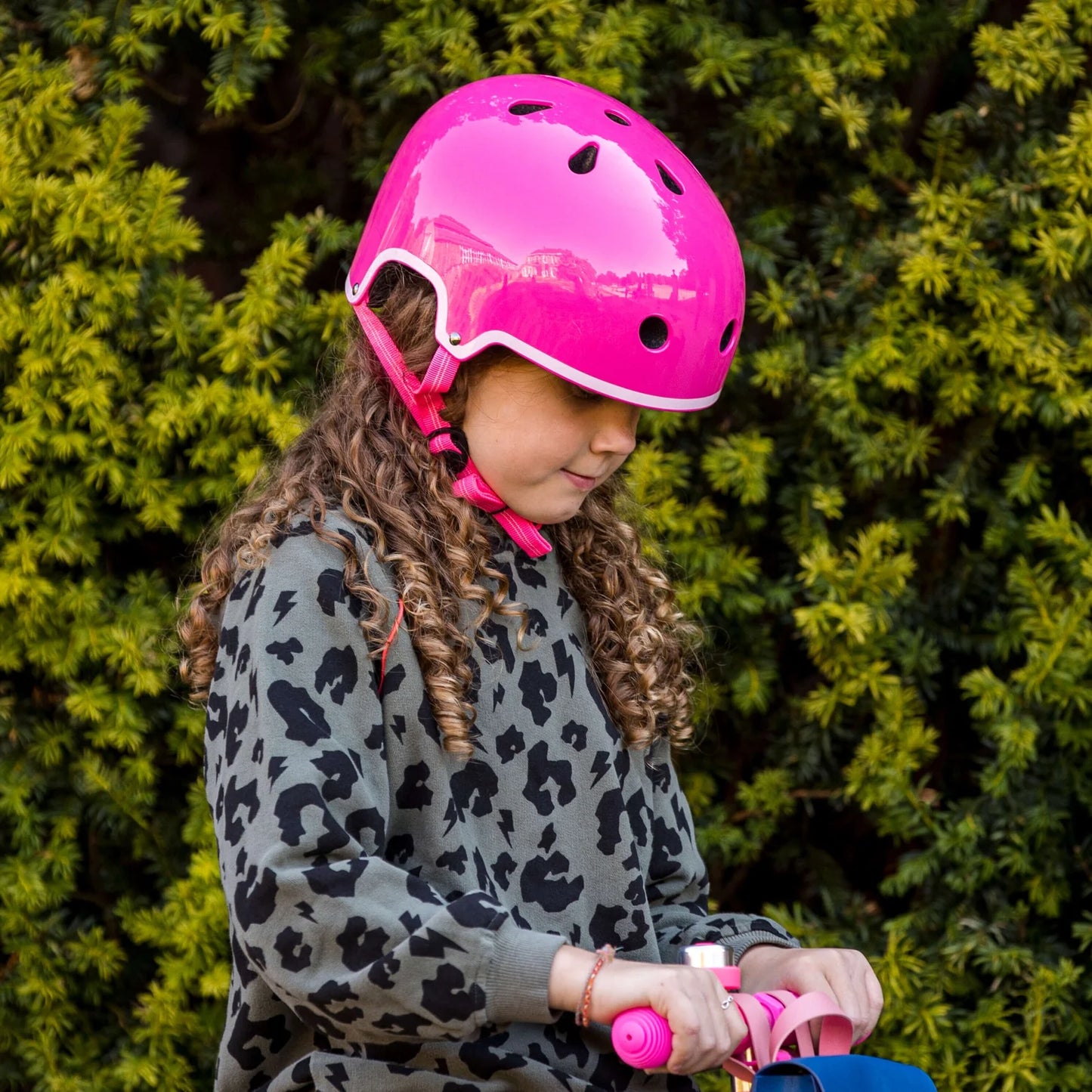 Micro Scooter Kids Glossy Plain Helmet