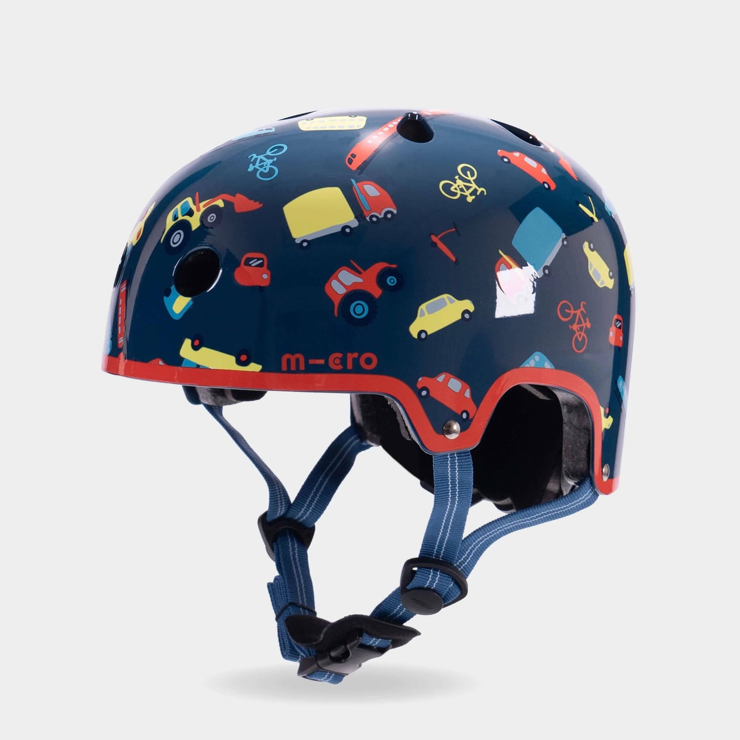 Micro Scooter Kids Helmet - Vehicles Deluxe Patterned Size Small 51-54cm