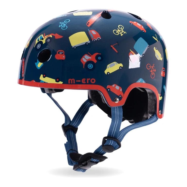 Micro Scooter Kids Helmet - Vehicles Deluxe Patterned Size Small 51-54cm