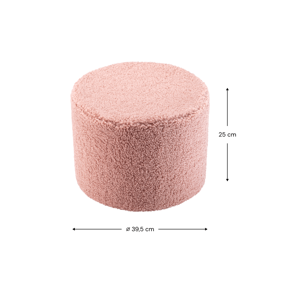Wigiwama Pouffe - Teddy Boucle