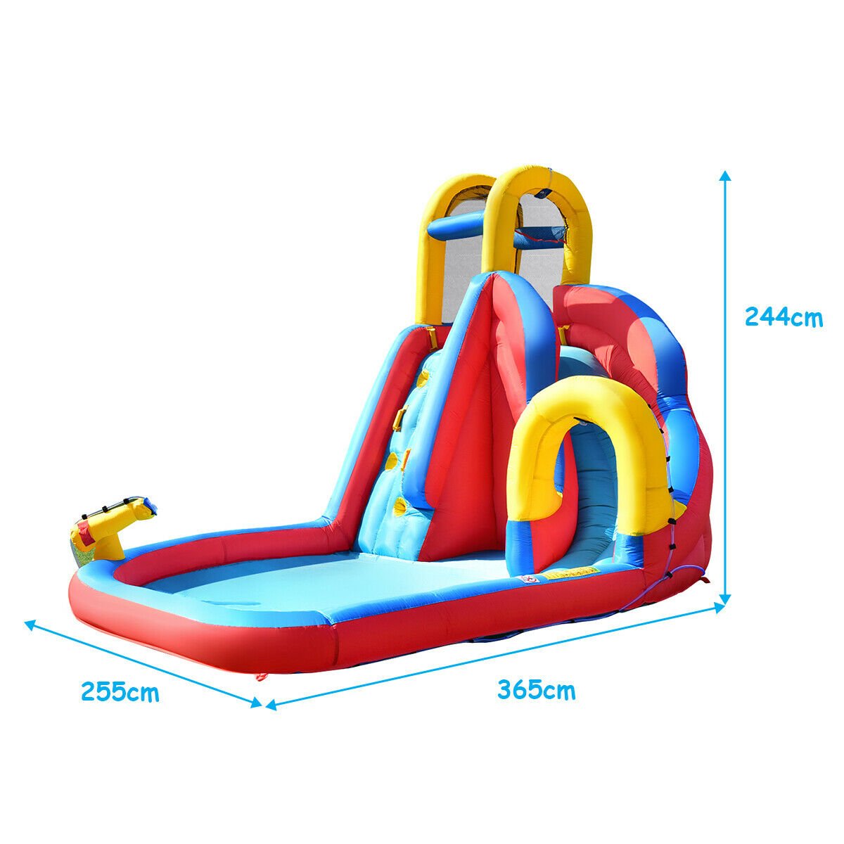 Inflatable Water Slide with Splash Pool