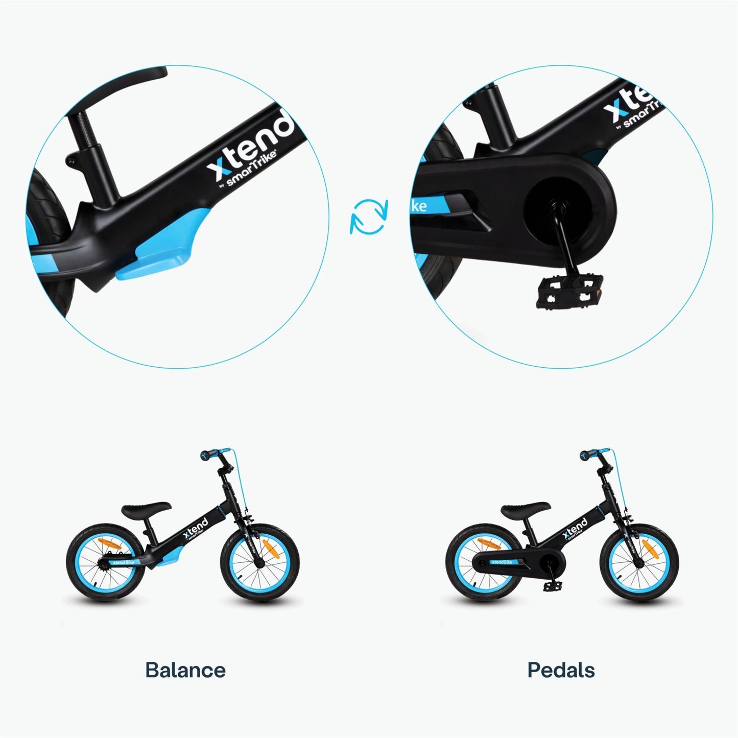 SmarTrike Xtend 3 Stage Balance Bike to Pedal Bike