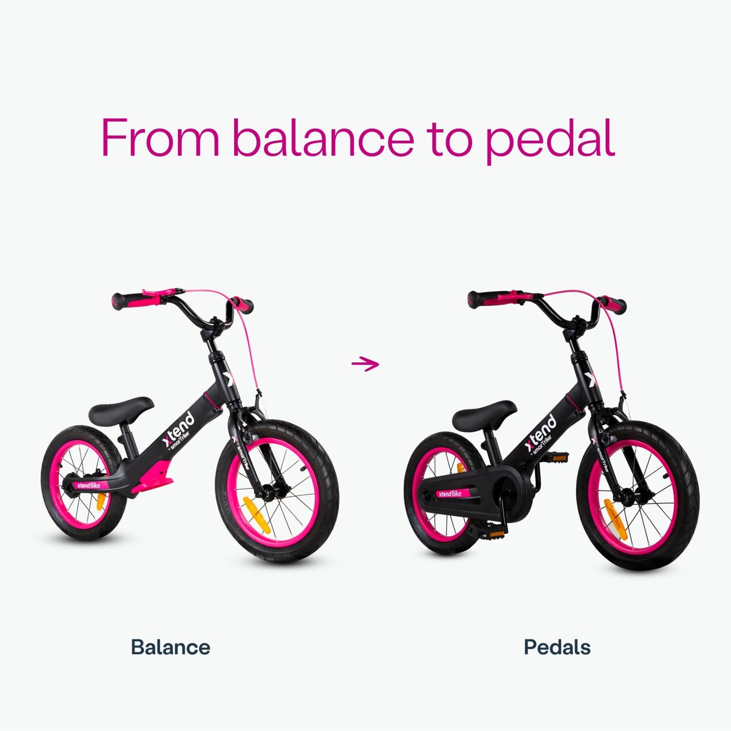 SmarTrike Xtend 3 Stage Balance Bike to Pedal Bike
