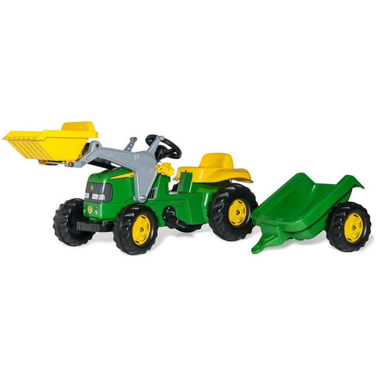 Rolly Toys John Deere Tractor & Frontloader & Trailer