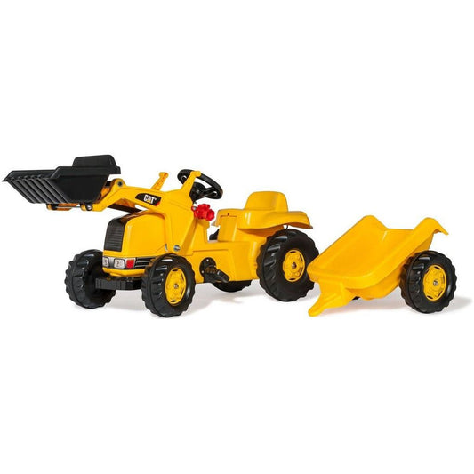 Rolly Toys Caterpillar Tractor with Frontloader & Trailer#