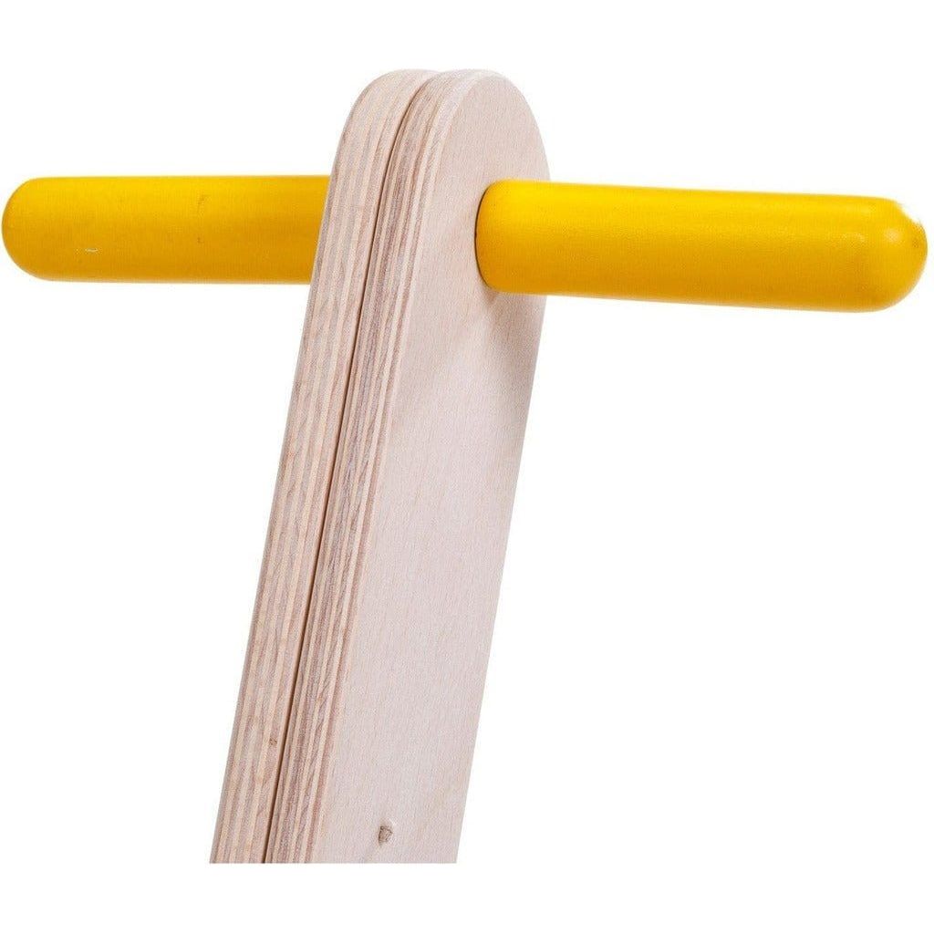 Mama Toyz Wooden Walker Age 10 Months + handlebars close up