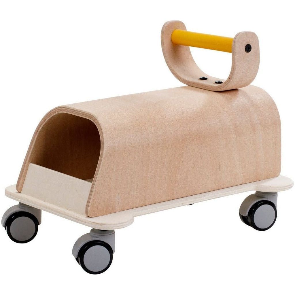 Mama Toyz Wooden Monster Ride-On Age 12 Months + storage compartment