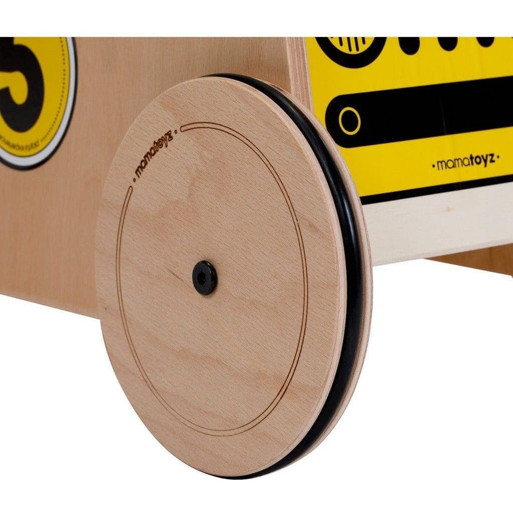Mama Toyz Racer Ride-On - 10+ months front wheel close up