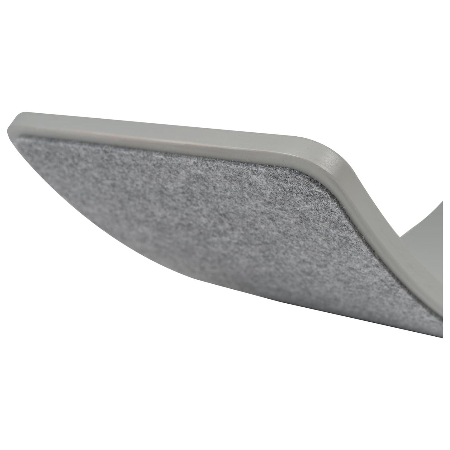 MeowBaby Wooden Balance Board - 80cm x 30cm - Grey felt underside
