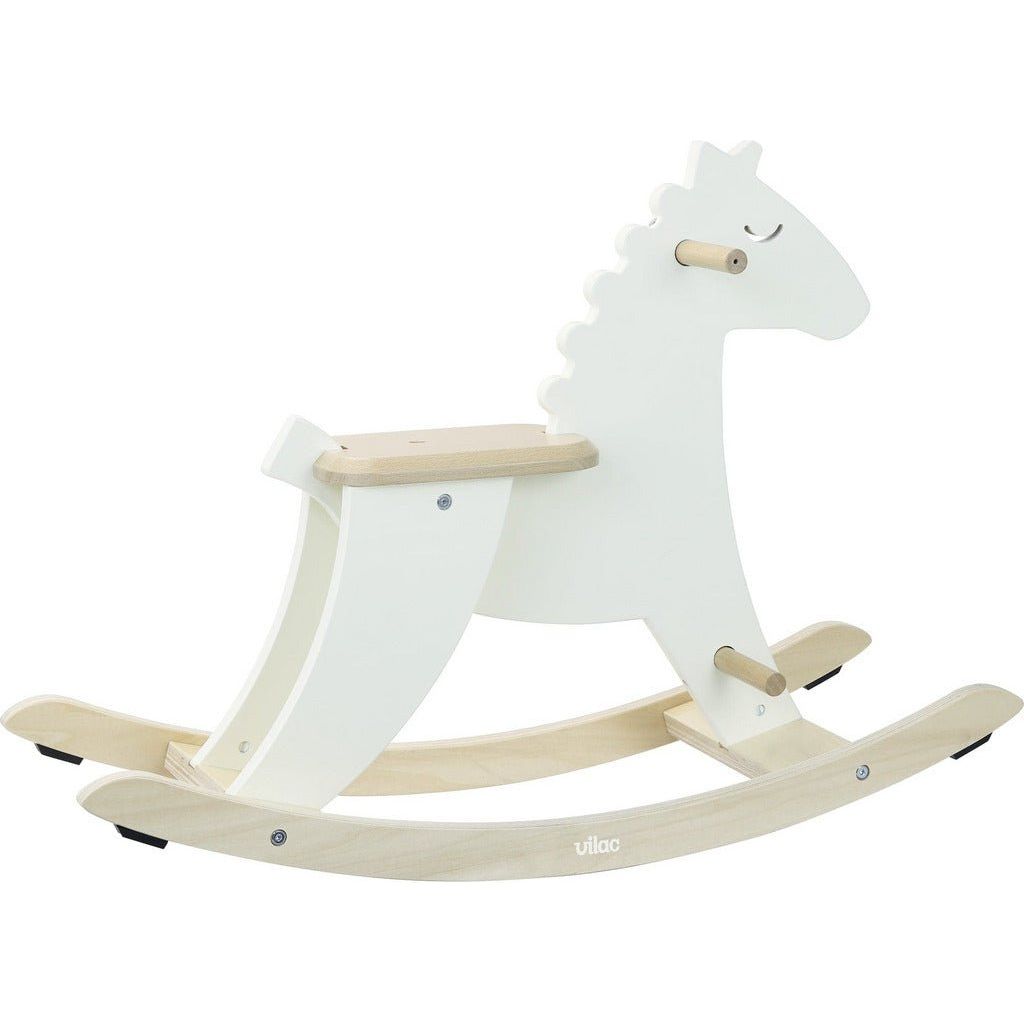 Vilac Hudada Rocking Horse - White rear