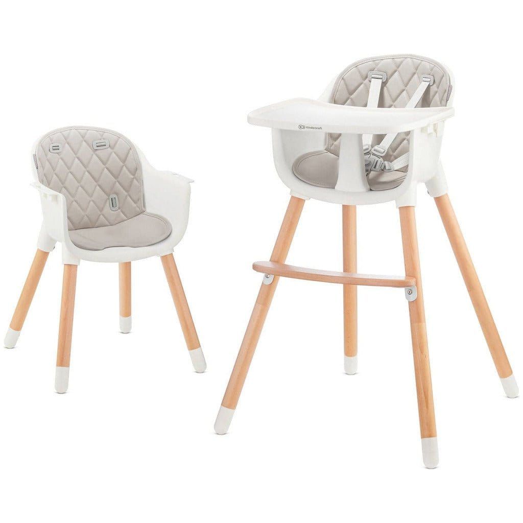 Kinderkraft Sienna High Chair - Grey