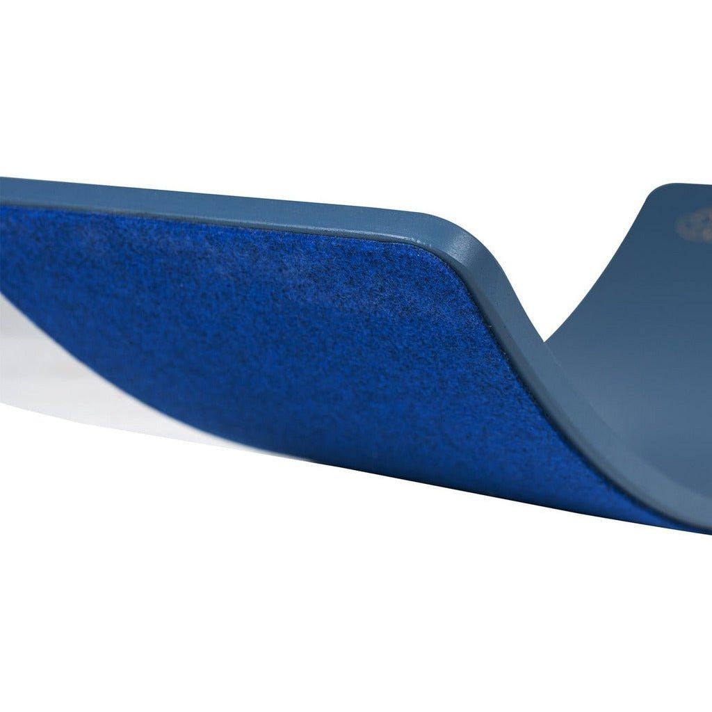 MeowBaby Wooden Balance Board - 80cm x 30cm - Blue felt underside