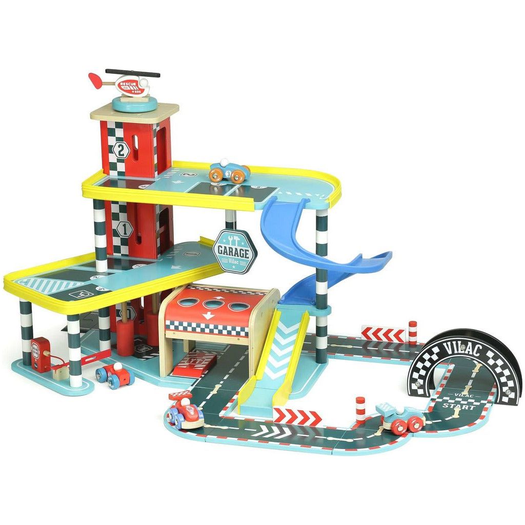 Vilac Wooden Vilacity Grand Garage front