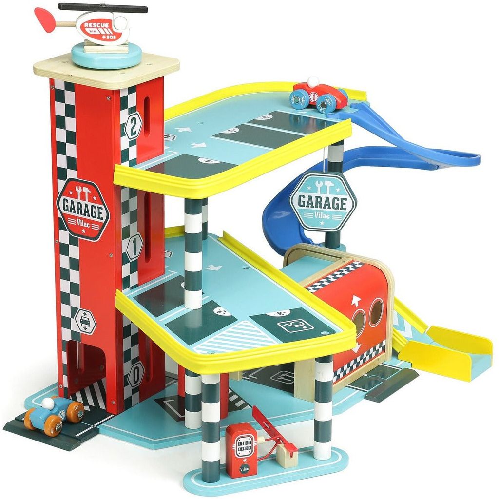Vilac Wooden Vilacity Grand Garage side