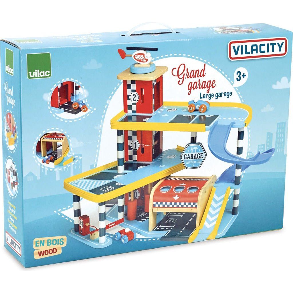 Vilac Wooden Vilacity Grand Garage box