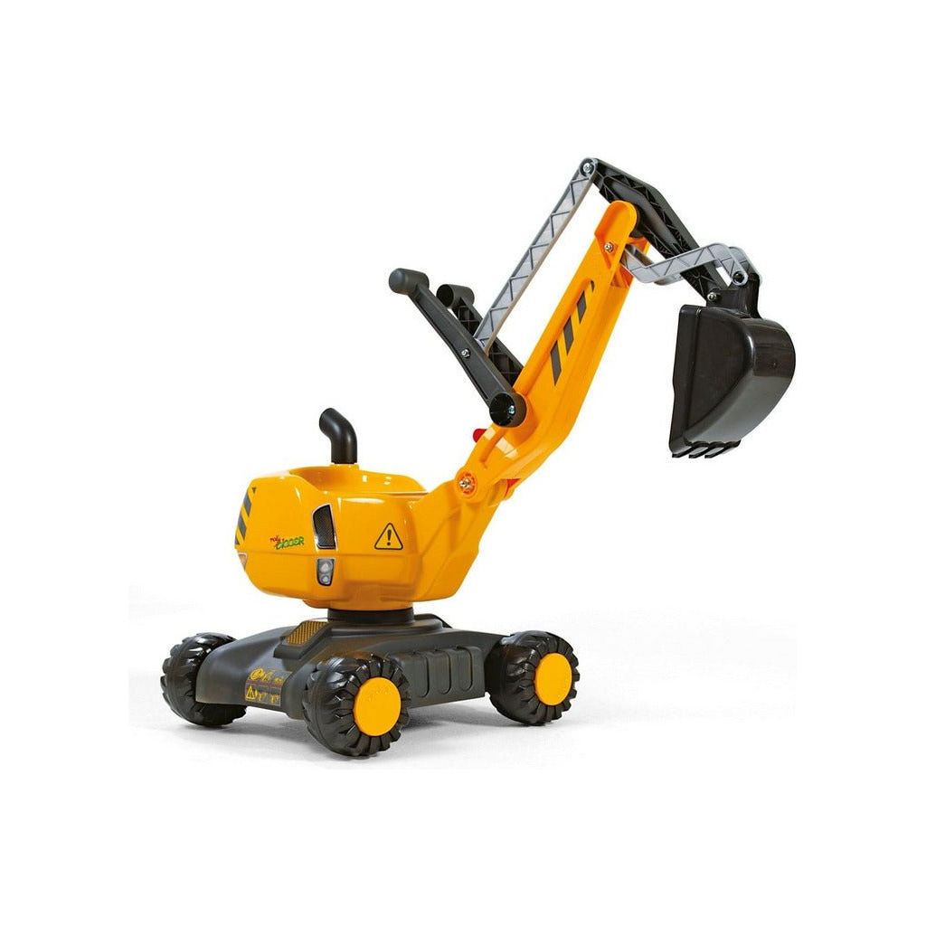 Rolly Toys Mobile 360 Degree Excavator - Yellow side