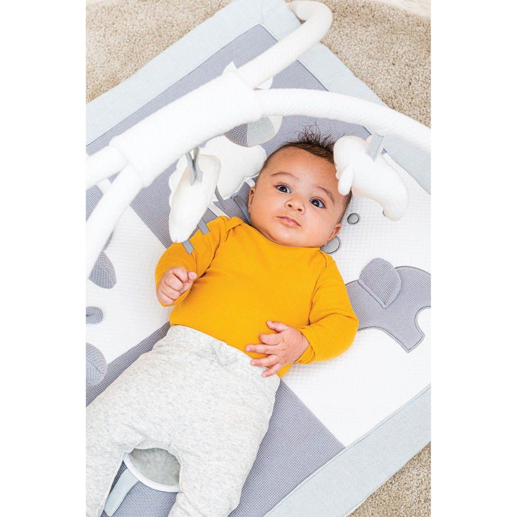 baby on Nattou Baby Playmat - Tembo Elephant