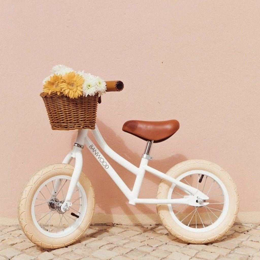 Banwood First Go Girl Balance Bike - Age 3-5 - White The Online Toy Shop