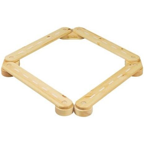 Wooden Balance Beam - 4 Piece Set in natural wood
