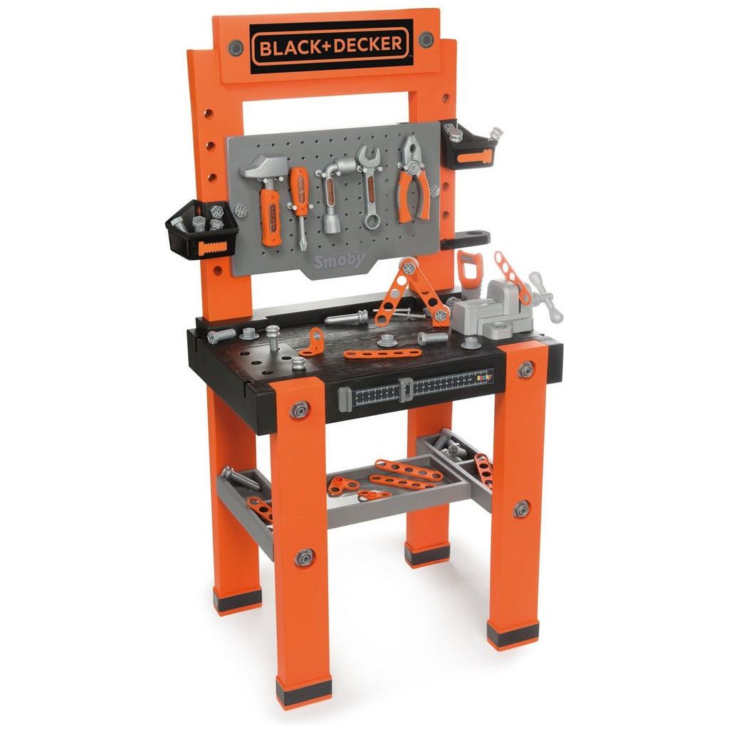 Smoby Black & Decker Bricolo One Workbench close up