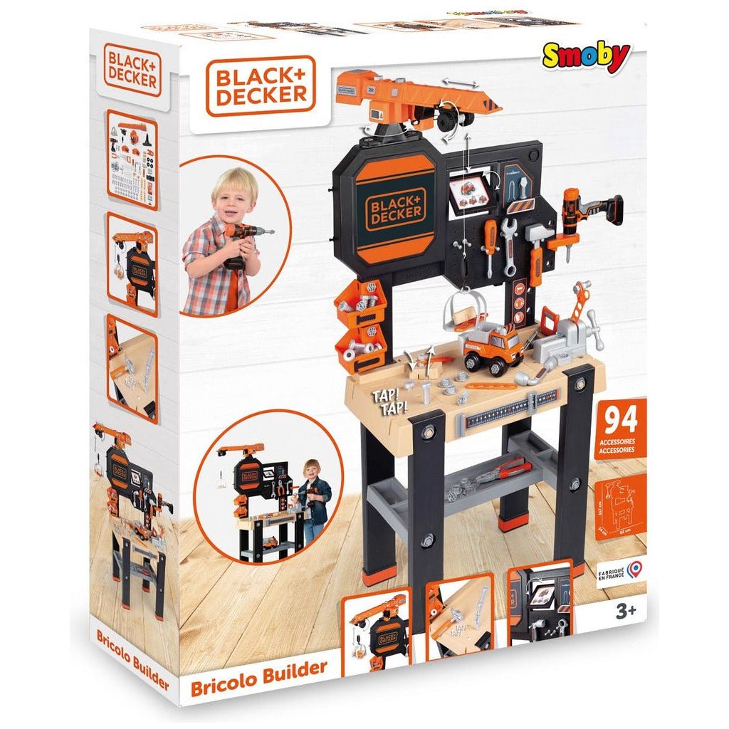 Smoby Black & Decker Bricolo Builder Workbench box