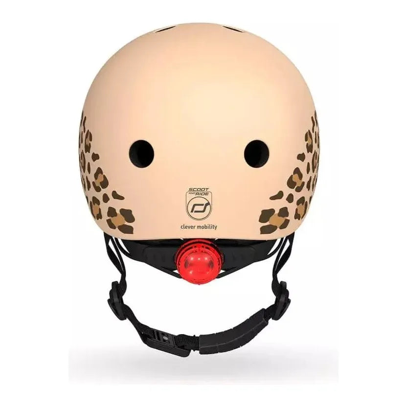 Scoot and Ride Helmet - XXS - S - Leopard back