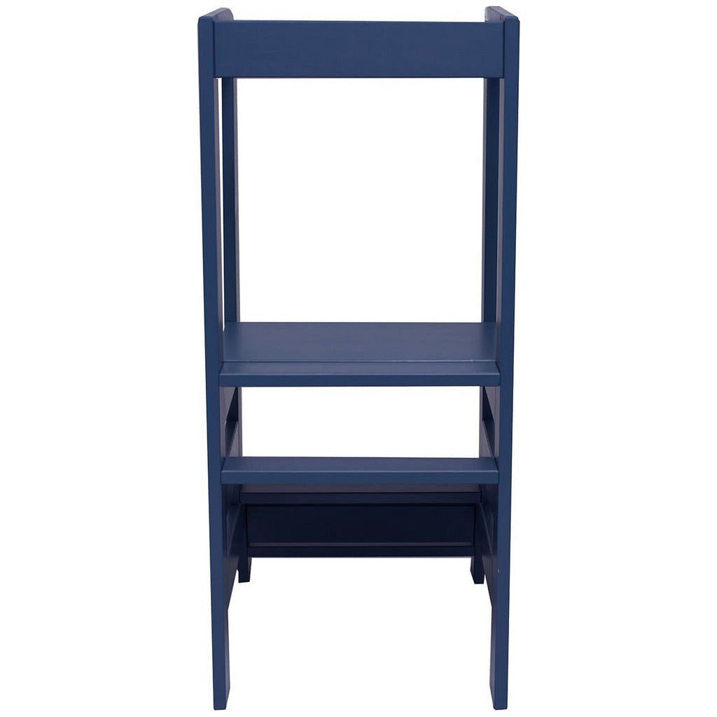 Wooden Kitchen Helper - Learning Tower - Blue front