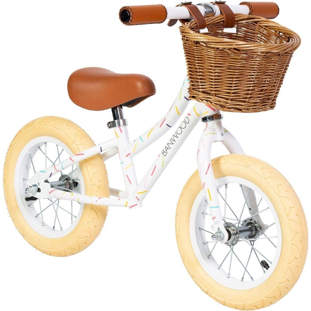 Banwood Balance Bike Vintage x Marest - Allegra White front right