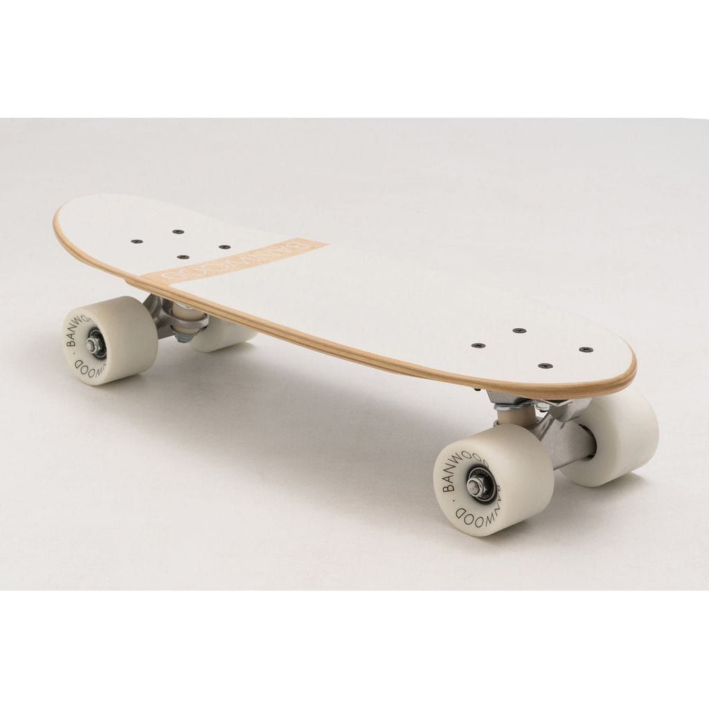 Banwood Kids Skateboard - White front right