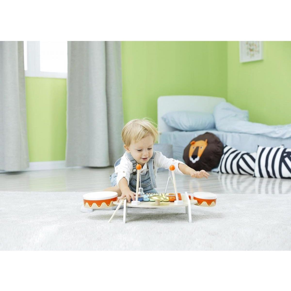 Classic World Wooden Music Table Age 3+ - The Online Toy Shop2