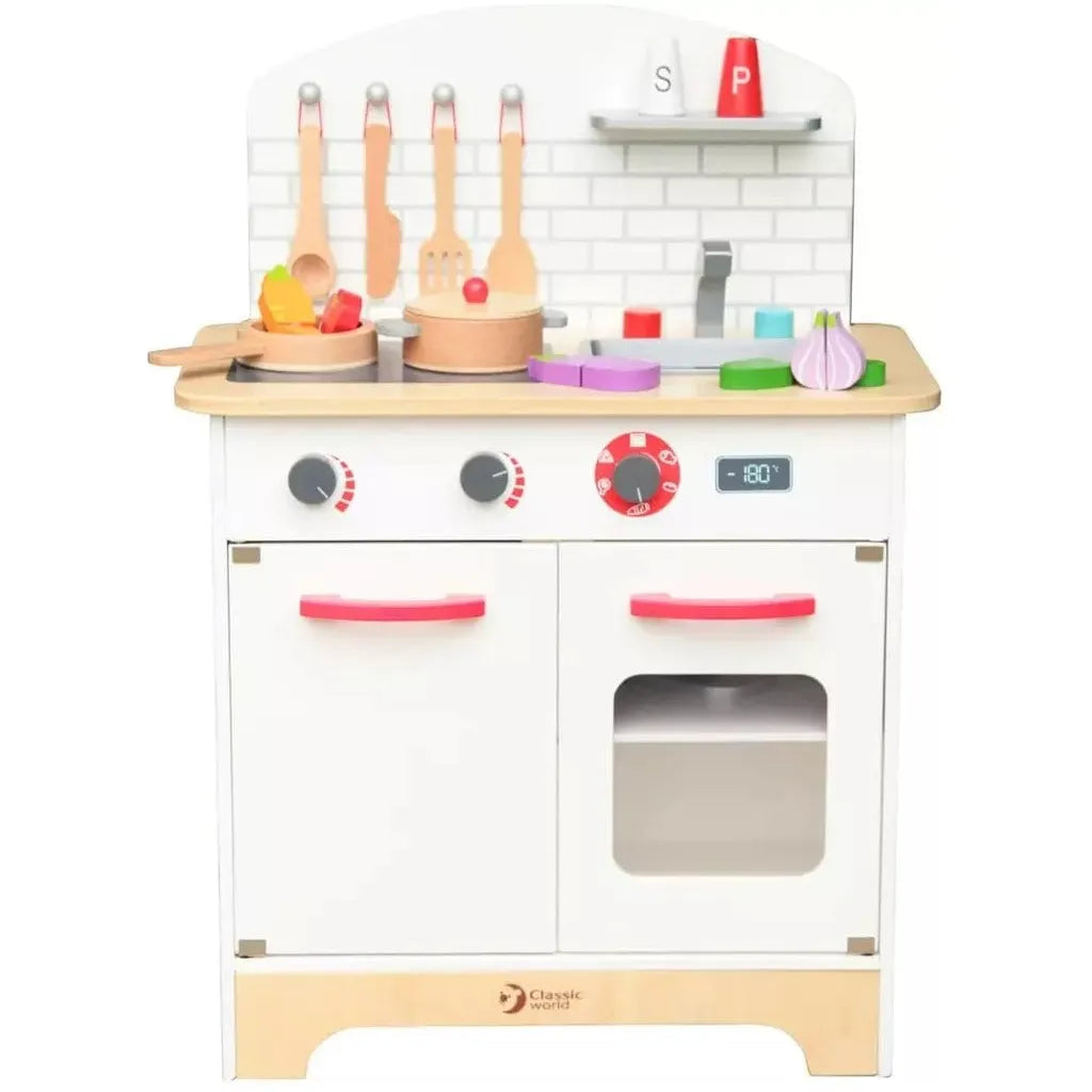 Classic World Wooden Chef's Kitchen Set