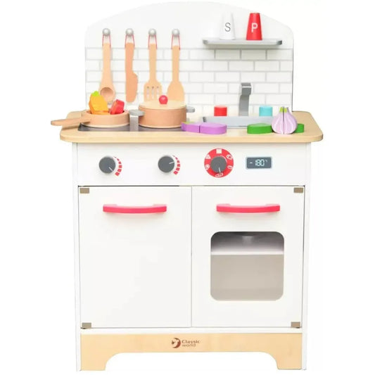 Classic World Wooden Chef's Kitchen Set