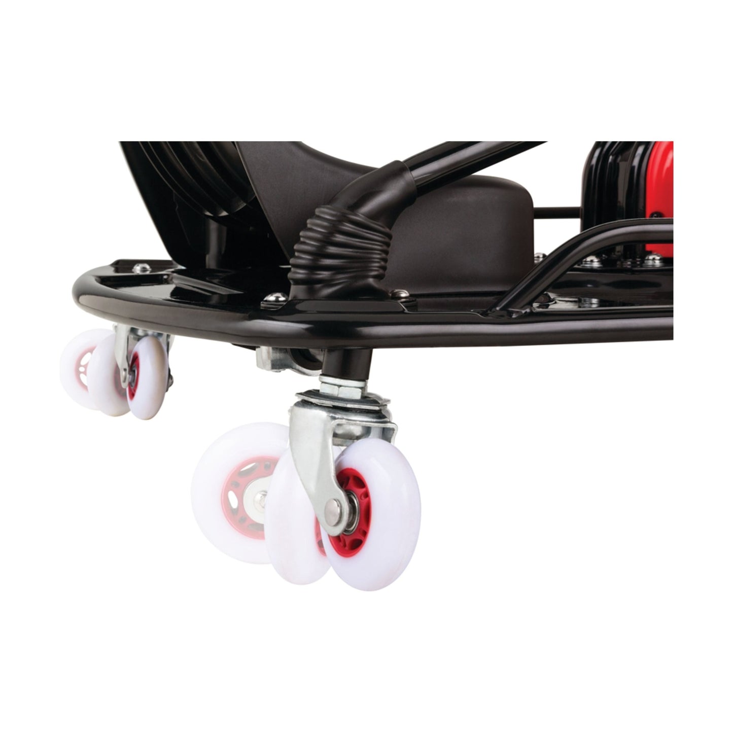 Razor Crazy Cart 24 Volt Drift Machine wheels close up