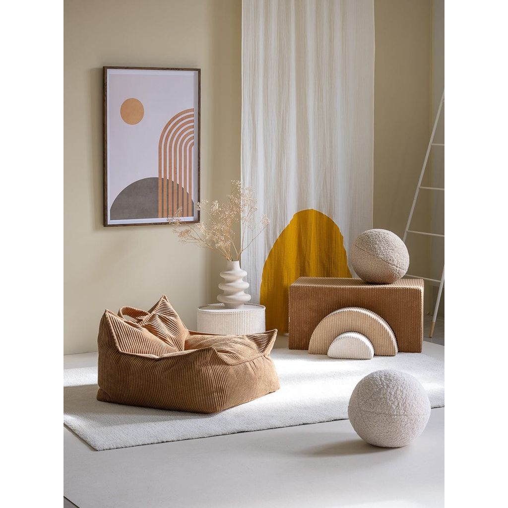 Wigiwama Toffee Beanbag Chair kids furniture in playroom