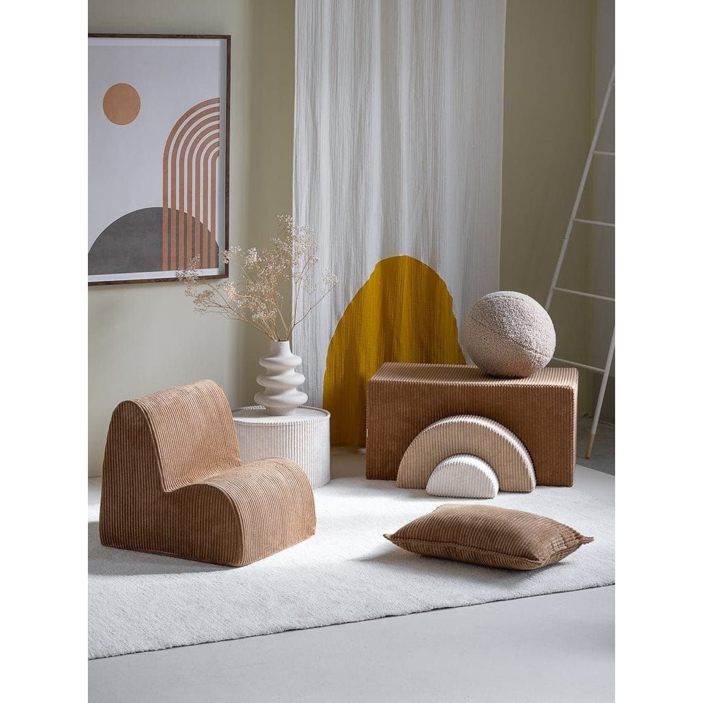 Wigiwama Toffee Cloud Chair close up