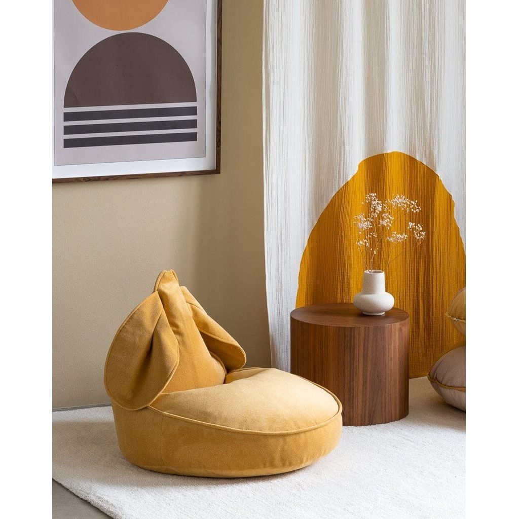 Wigiwama Salted Caramel Bunny Beanbag close up