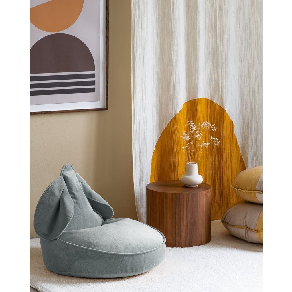Wigiwama Misty Green Kids Bunny Beanbag Chair