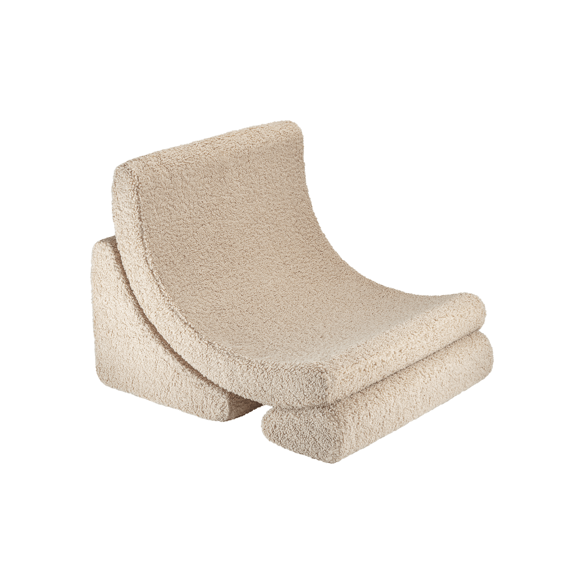 Wigiwama Moon Chair - Teddy Boucle