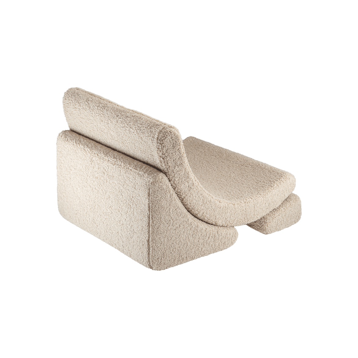 Wigiwama Moon Chair - Teddy Boucle