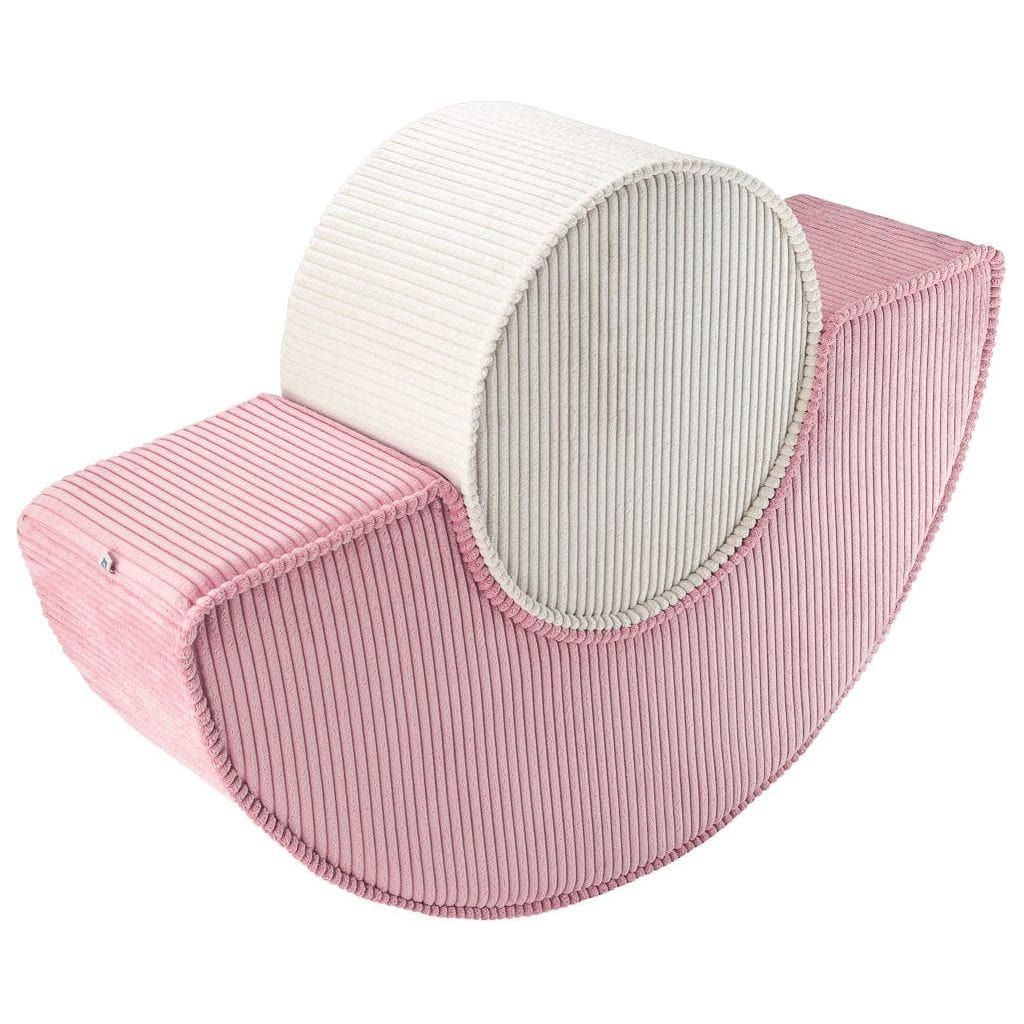 Wigiwama Pink Mousse Pouffe Set close up