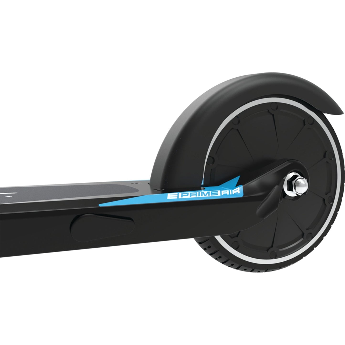 Razor E-Prime Air Electric Folding Scooter 36V rear wheel close up