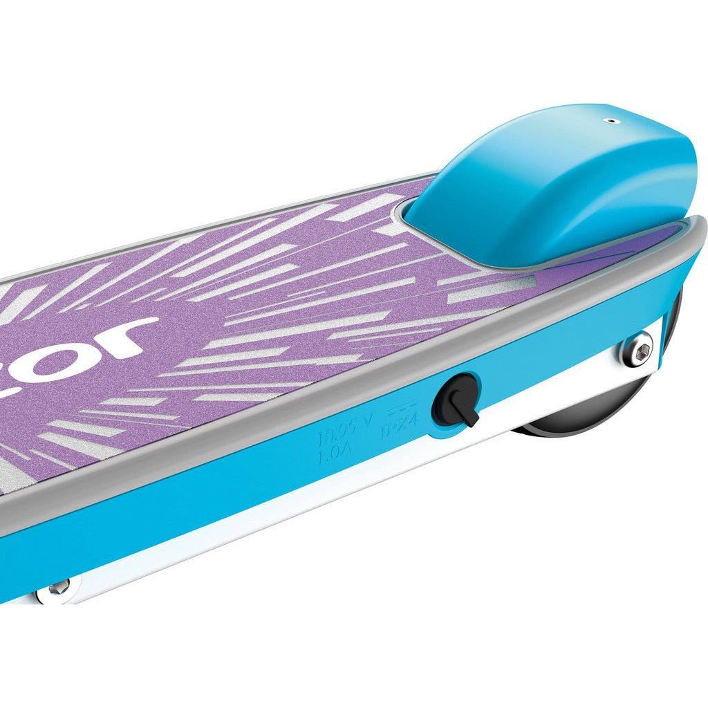 Razor Electric Party Pop 10.8V Lithium-ion Scooter power switch close up