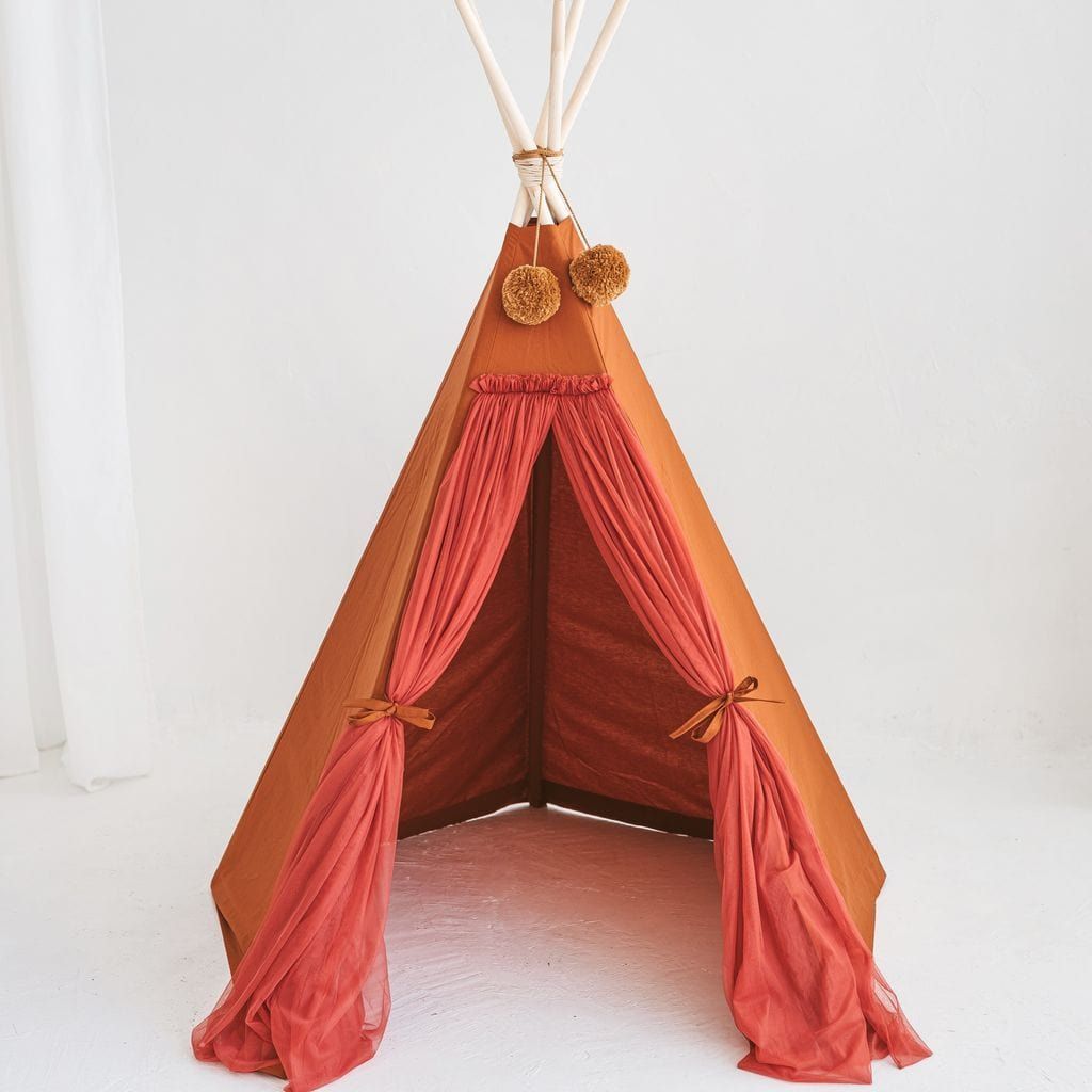 MINICAMP Fairy Kids Play Tent With Tulle in Rose