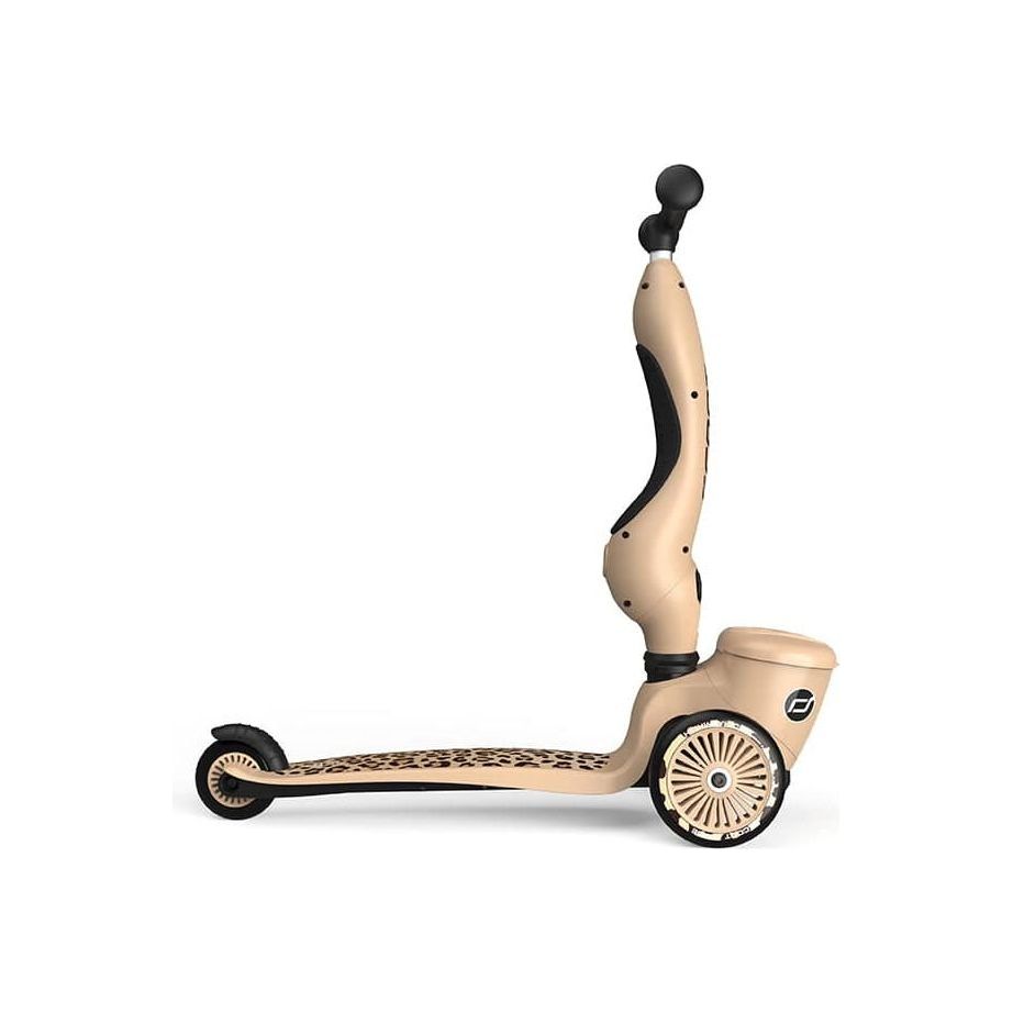 Scoot and Ride Highwaykick 1 Lifestyle Scooter - Leopard right side