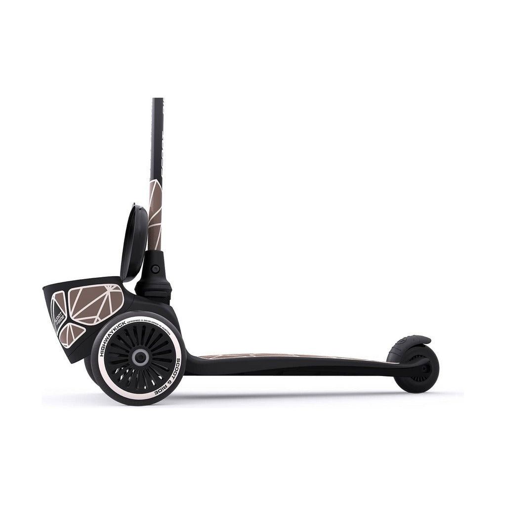 Scoot and Ride Highwaykick 2 Lifestyle - Age 2+ - Brown Lines open storage box close up