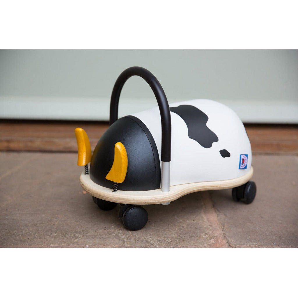 Wheelybug Ride On - Cow front